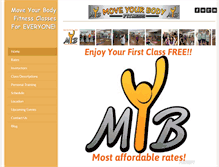 Tablet Screenshot of moveyourbodynky.com